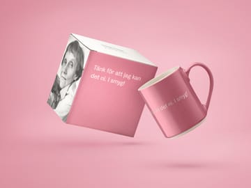 Tazza Astrid Lindgren, "Tänk for att jag kan…" - Testo in svedese - Design House Stockholm