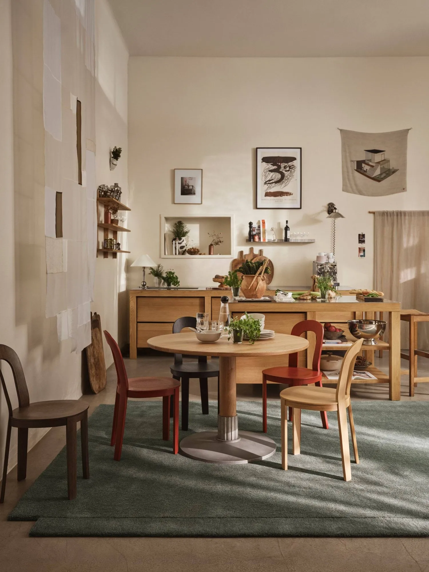 Tock Table tavolo, Rovere, Ø110x76 cm Design House Stockholm