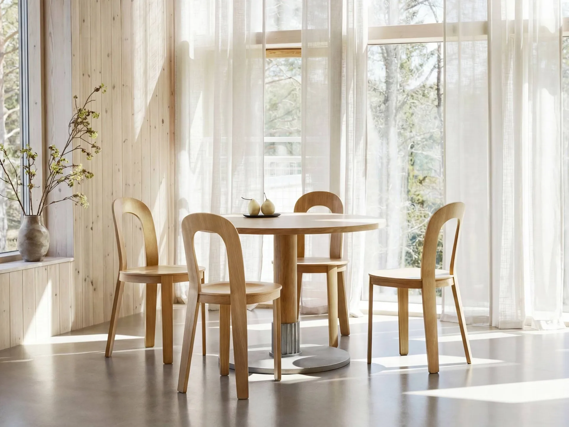Tock Table tavolo, Rovere, Ø110x76 cm Design House Stockholm