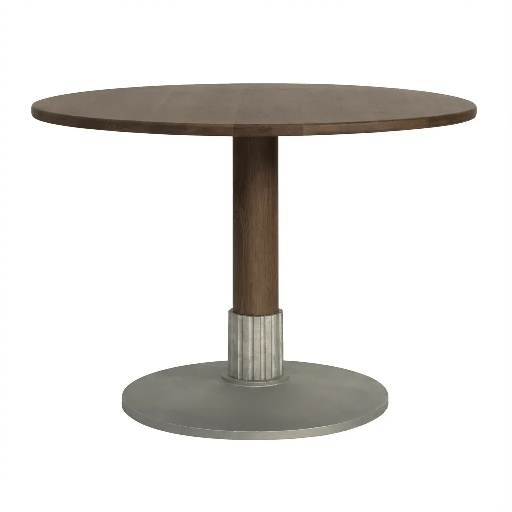 Tock Table tavolo, Rovere scuro, Ø110x76 cm Design House Stockholm