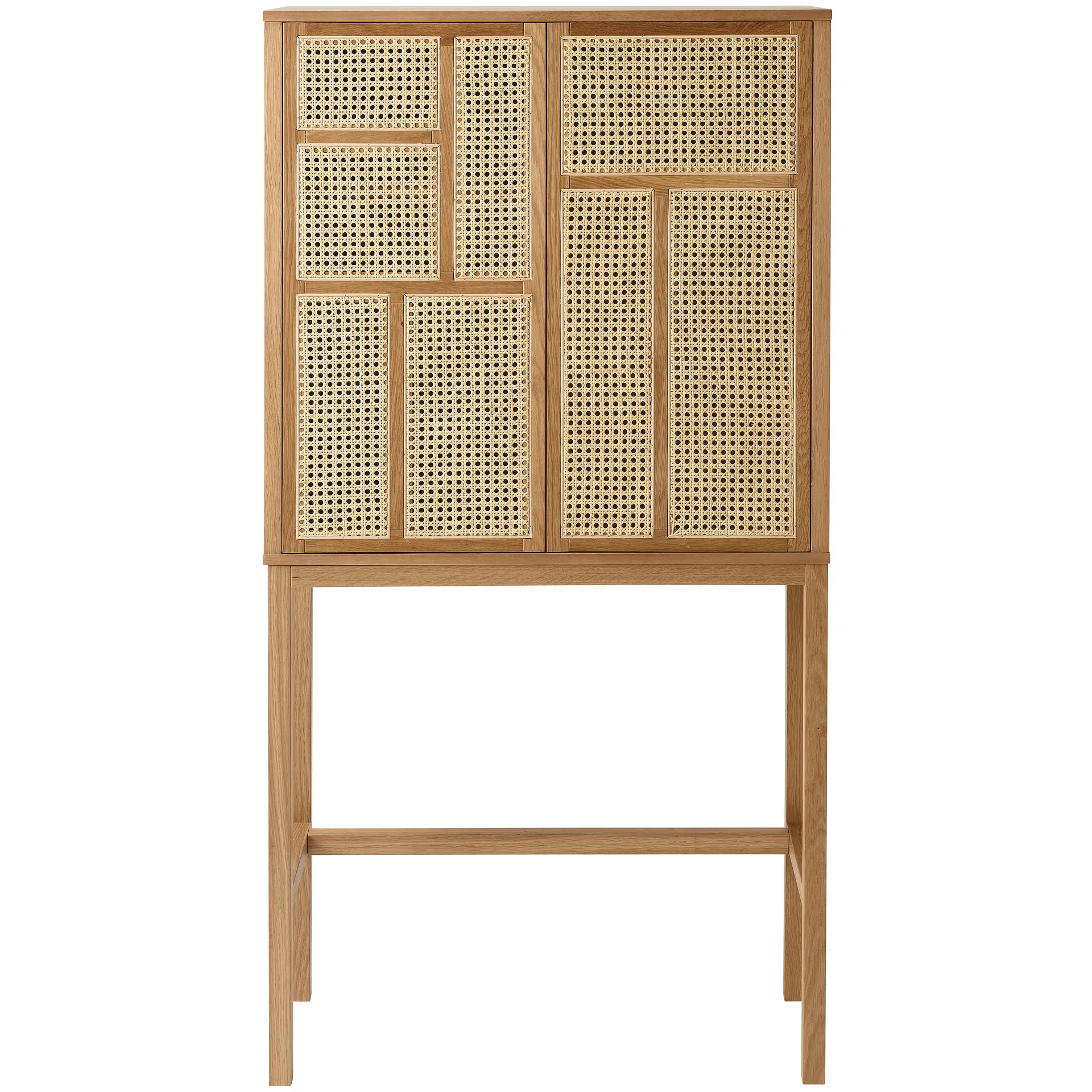 Vetrinetta Air, rovere, legno di rattan Design House Stockholm