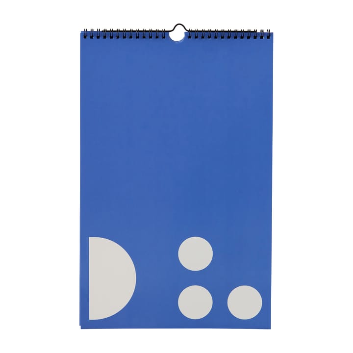 Agenda mensile Design Letters - Blu cobalto - Design Letters