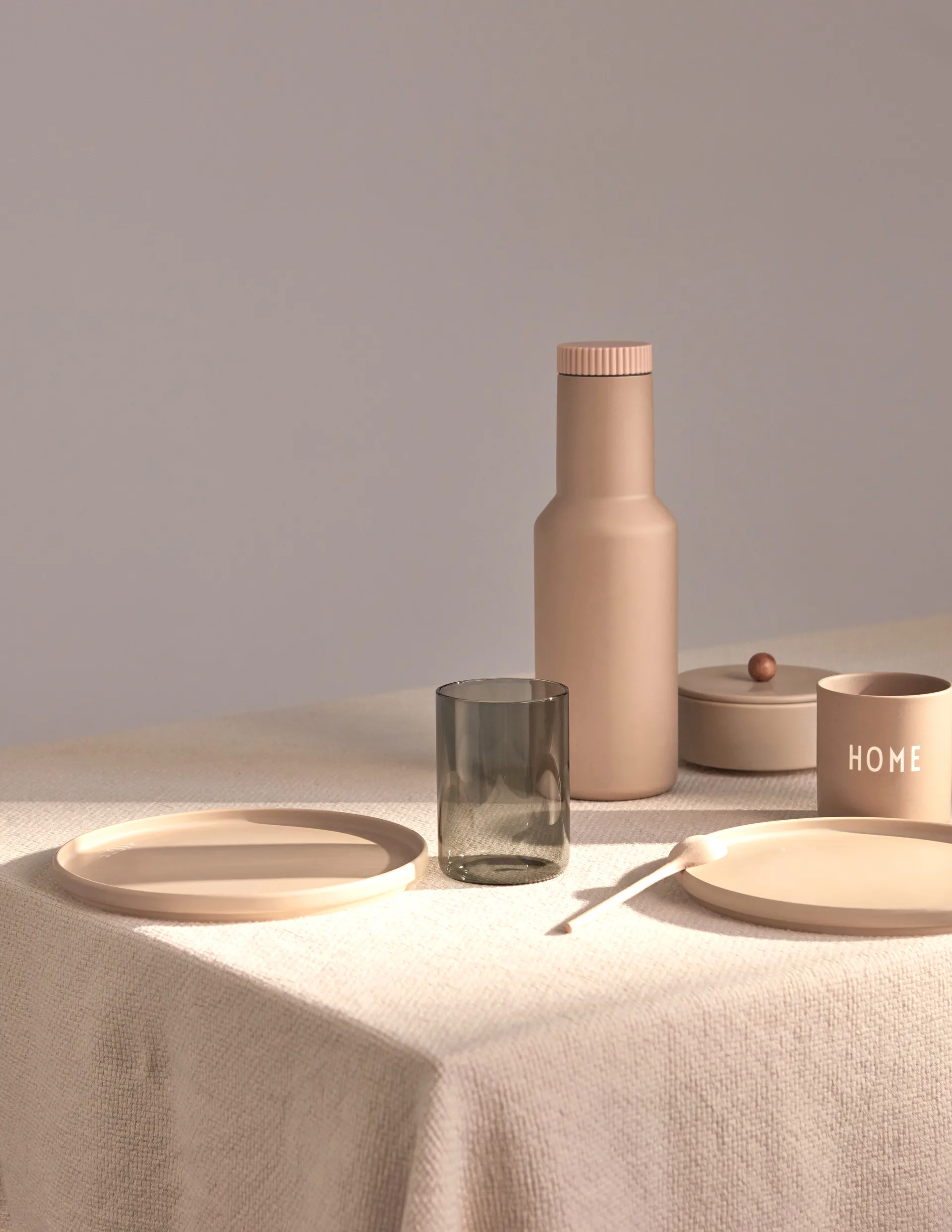 Bicchiere Design Letters, 35 cl, confezione da 2, Vetro fumé Design Letters