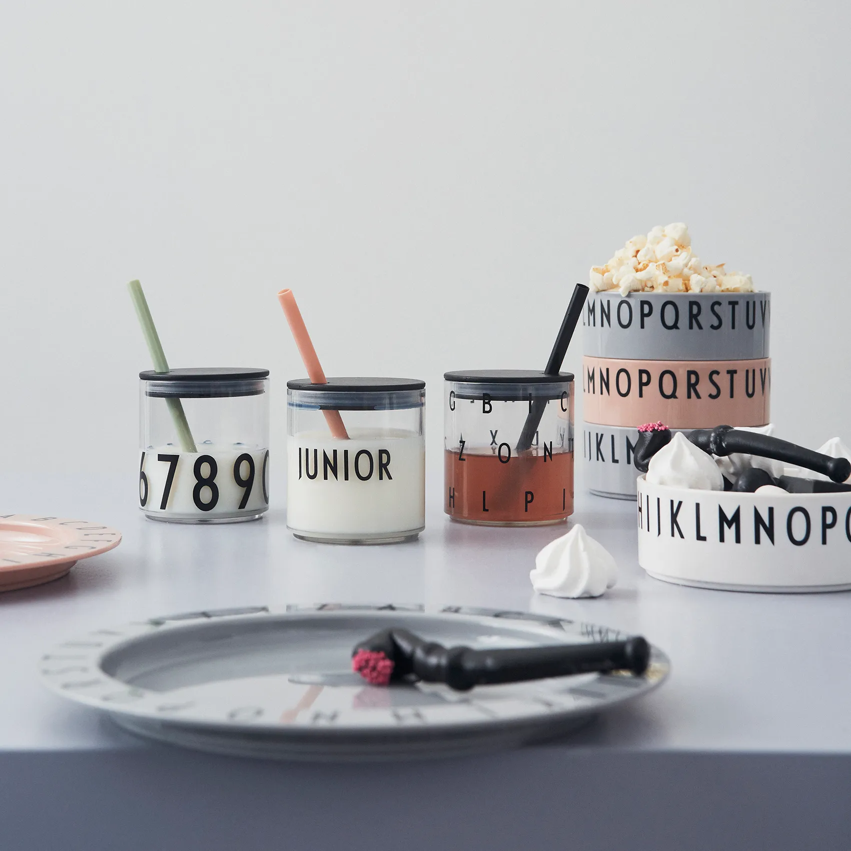 Bicchiere per bambini in tritan Personal Design Letters , 123 Design Letters