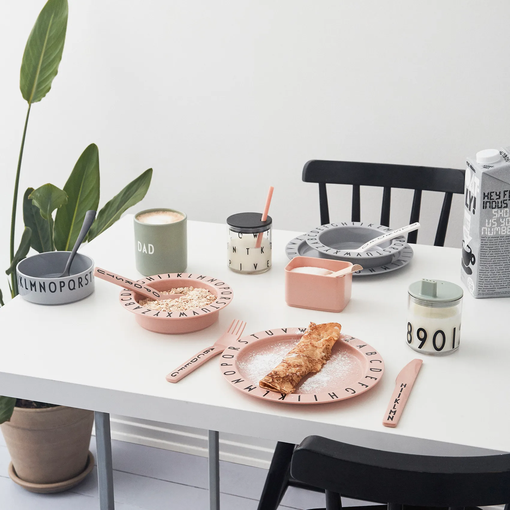 Bicchiere per bambini in tritan Personal Design Letters , 123 Design Letters