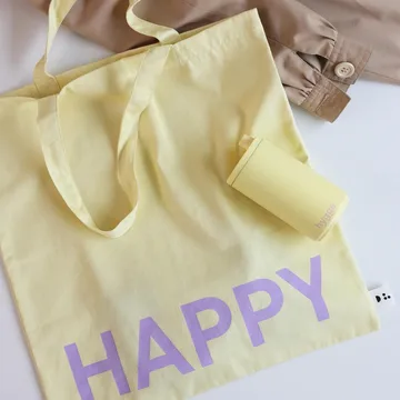 Borsa a tracolla Design Letters - Giallo-rosa - Design Letters