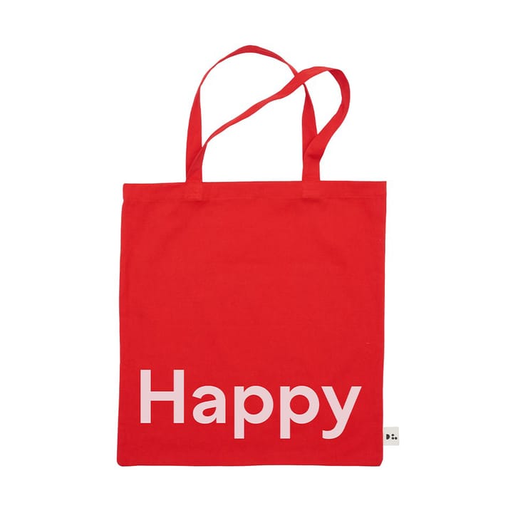 Borsa a tracolla Design Letters - Happy-rosso - Design Letters
