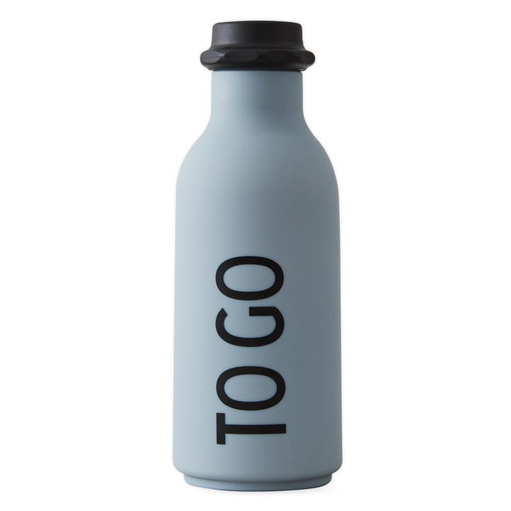 Bottiglia TO GO Design Letters  - grigio - Design Letters