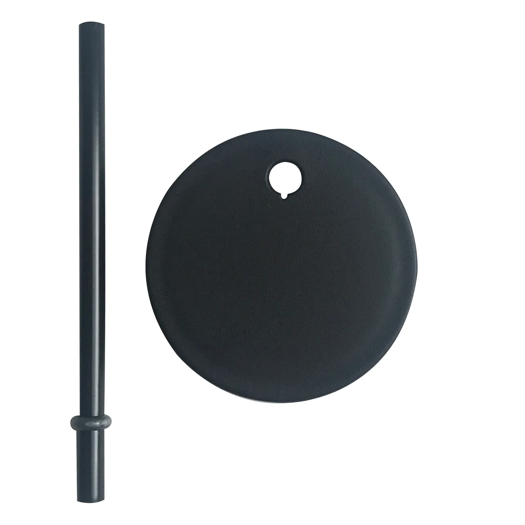 Cannuccia e coperchio Design Letters, Nero Design Letters