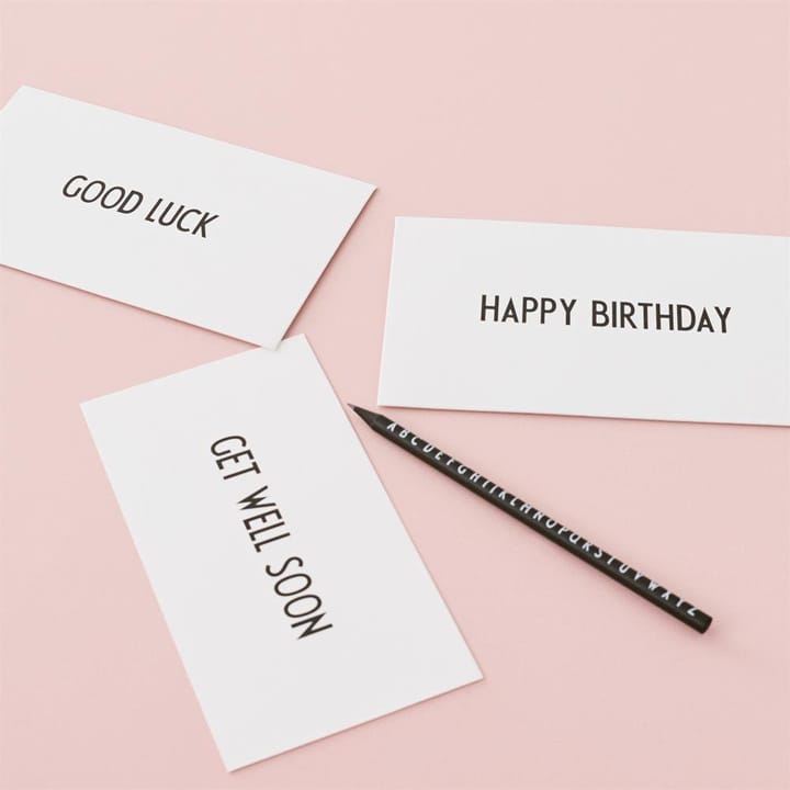 Carta AJ Vintage ABC, Good Luck Design Letters