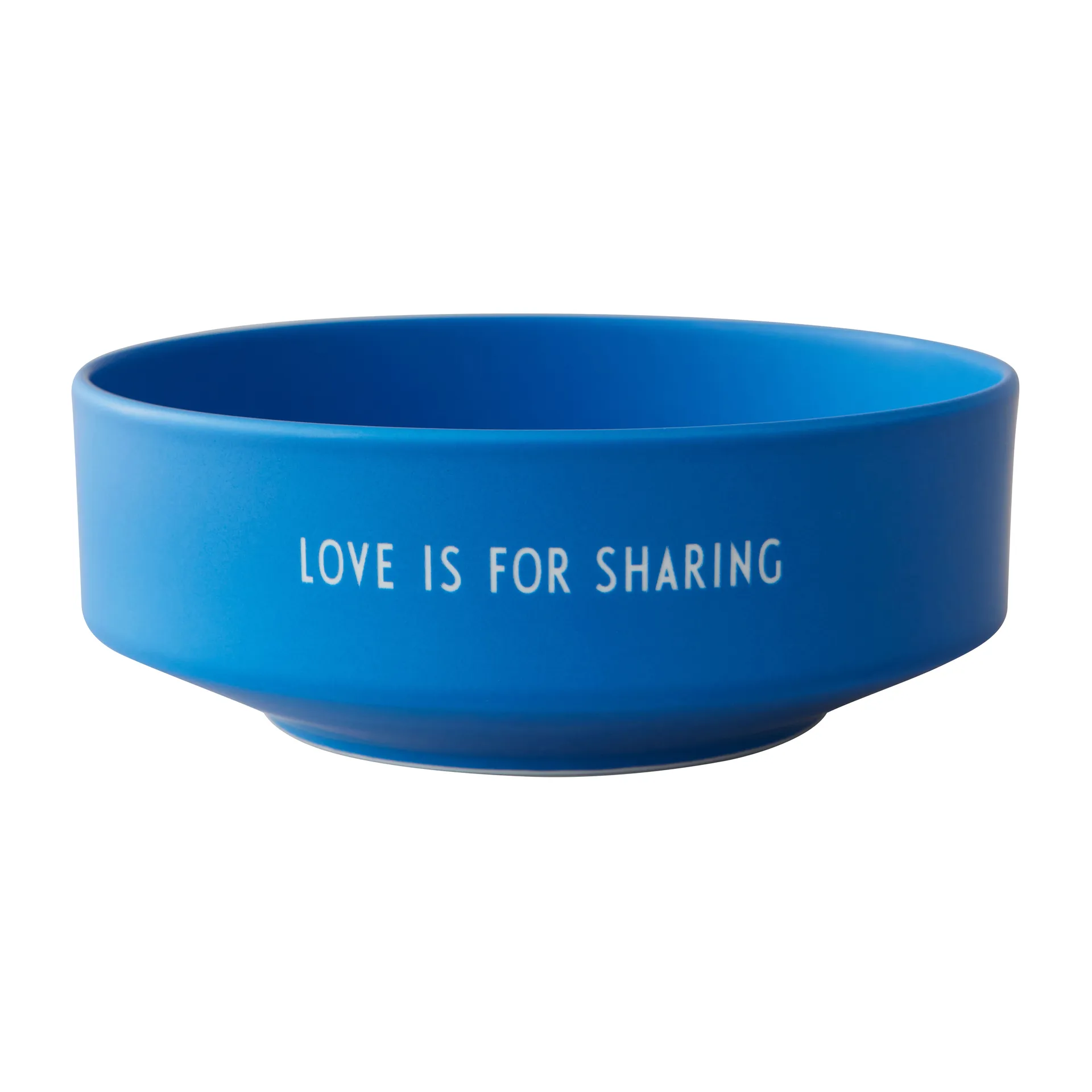 Ciotola media Favourite Design Letters Ø 17,5 cm, Blu cobalto Design Letters