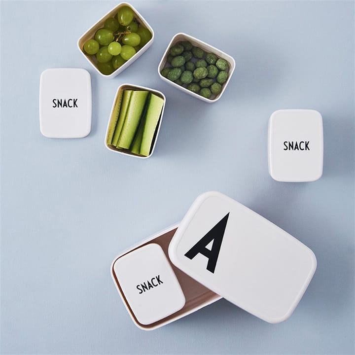 Contenitore da snack per portapranzo Design Letters - bianco - Design Letters