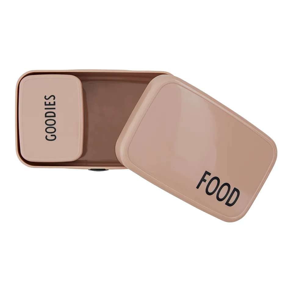 Contenitore da snack per portapranzo Design Letters, nude Design Letters