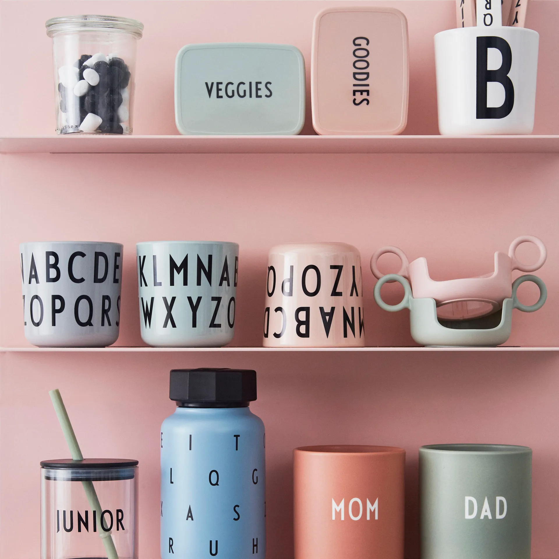 Contenitore da snack per portapranzo Design Letters, nude Design Letters
