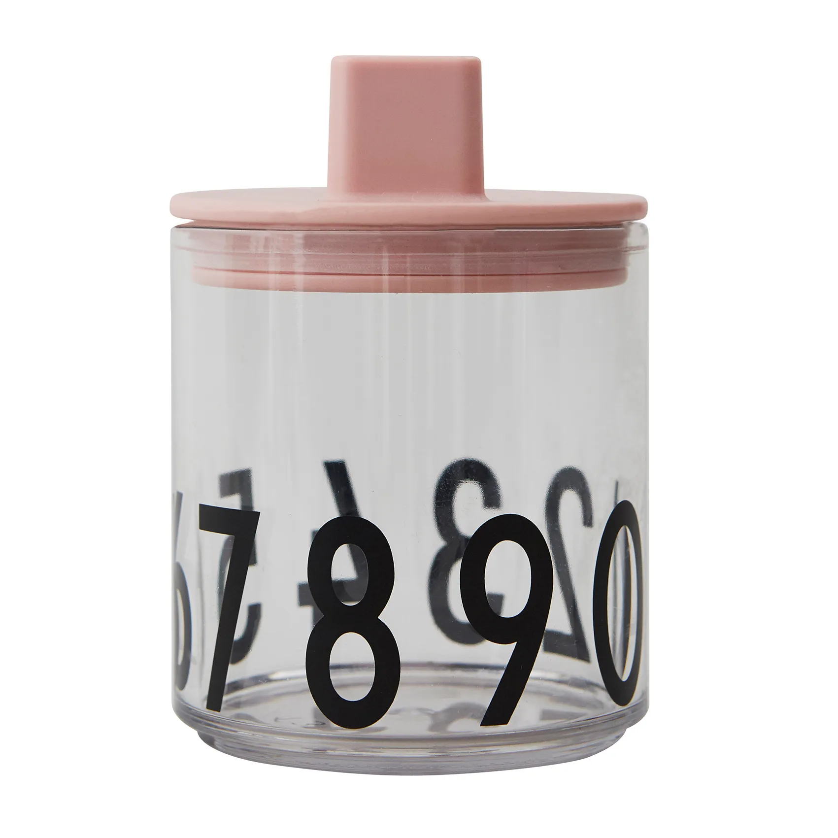 Coperchio per bicchiere in tritan Design Letters, Nude Design Letters