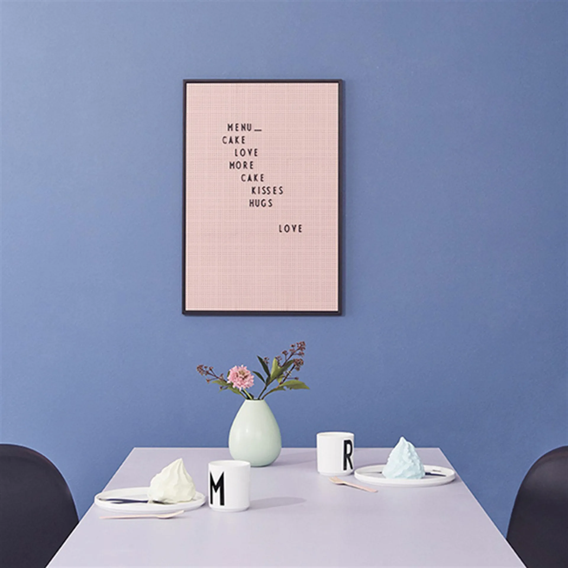 Lavagna Design Letters A2, rose Design Letters