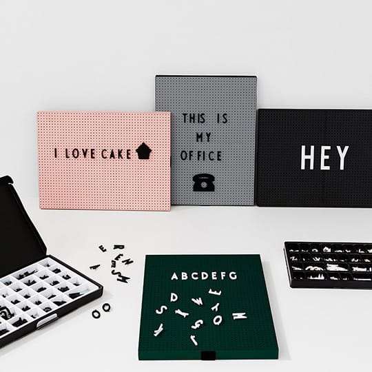 Lavagna Design Letters A4 - grigio scuro - Design Letters