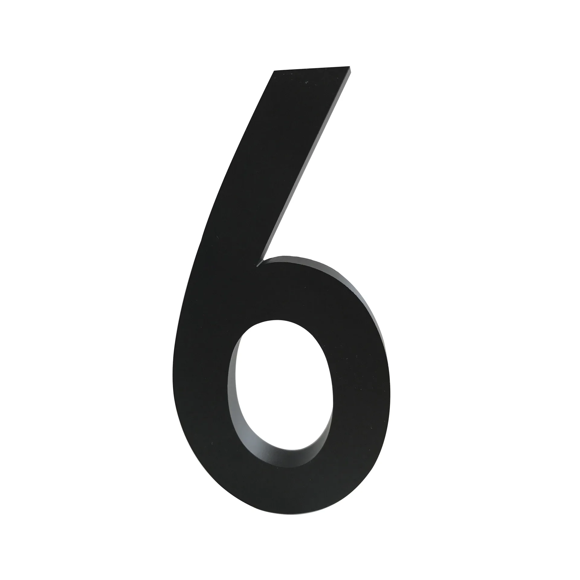 Numeri in alluminio Design Letters 100 mm, 6 Design Letters