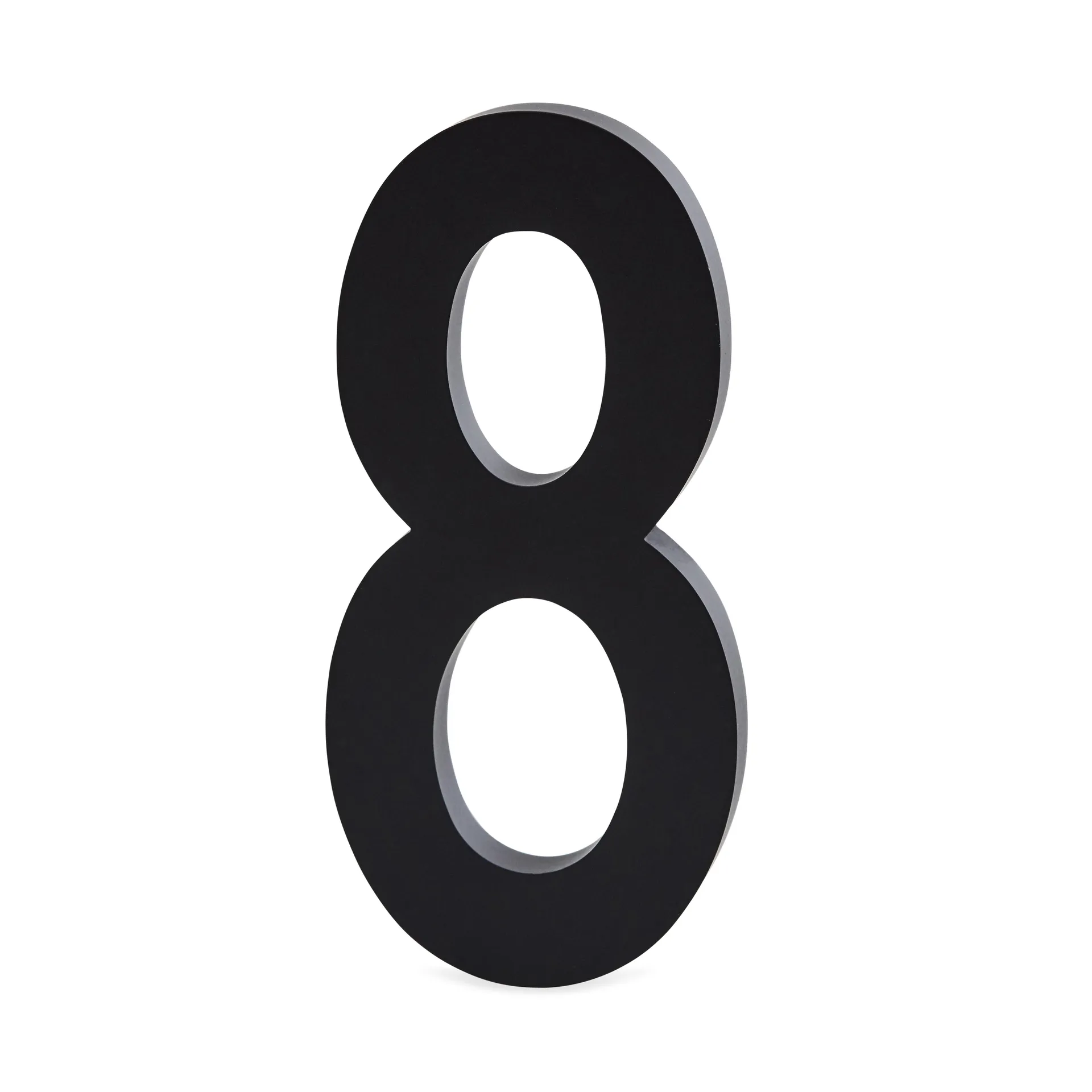 Numeri in alluminio Design Letters 100 mm, 8 Design Letters