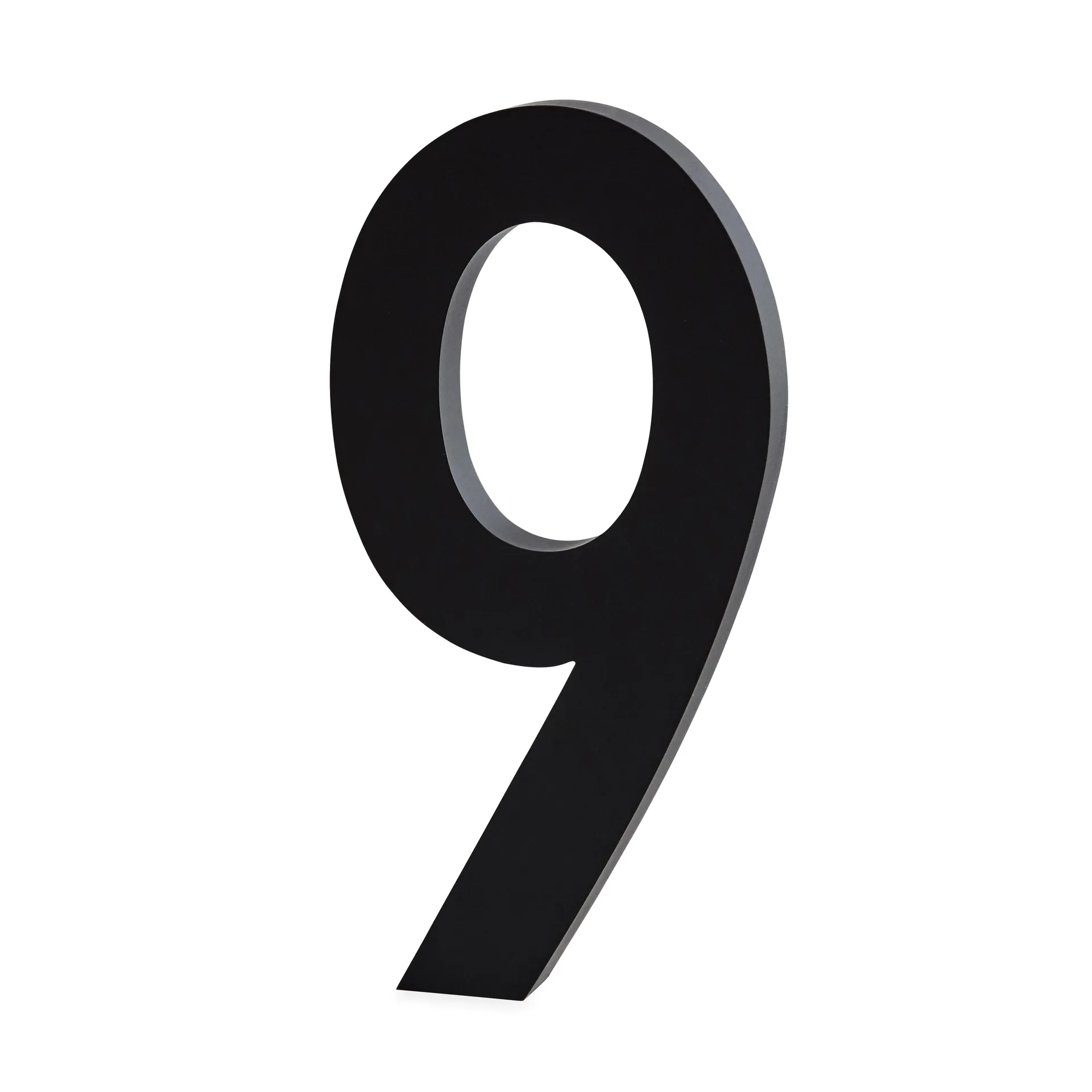 Numeri in alluminio Design Letters 100 mm, 9 Design Letters