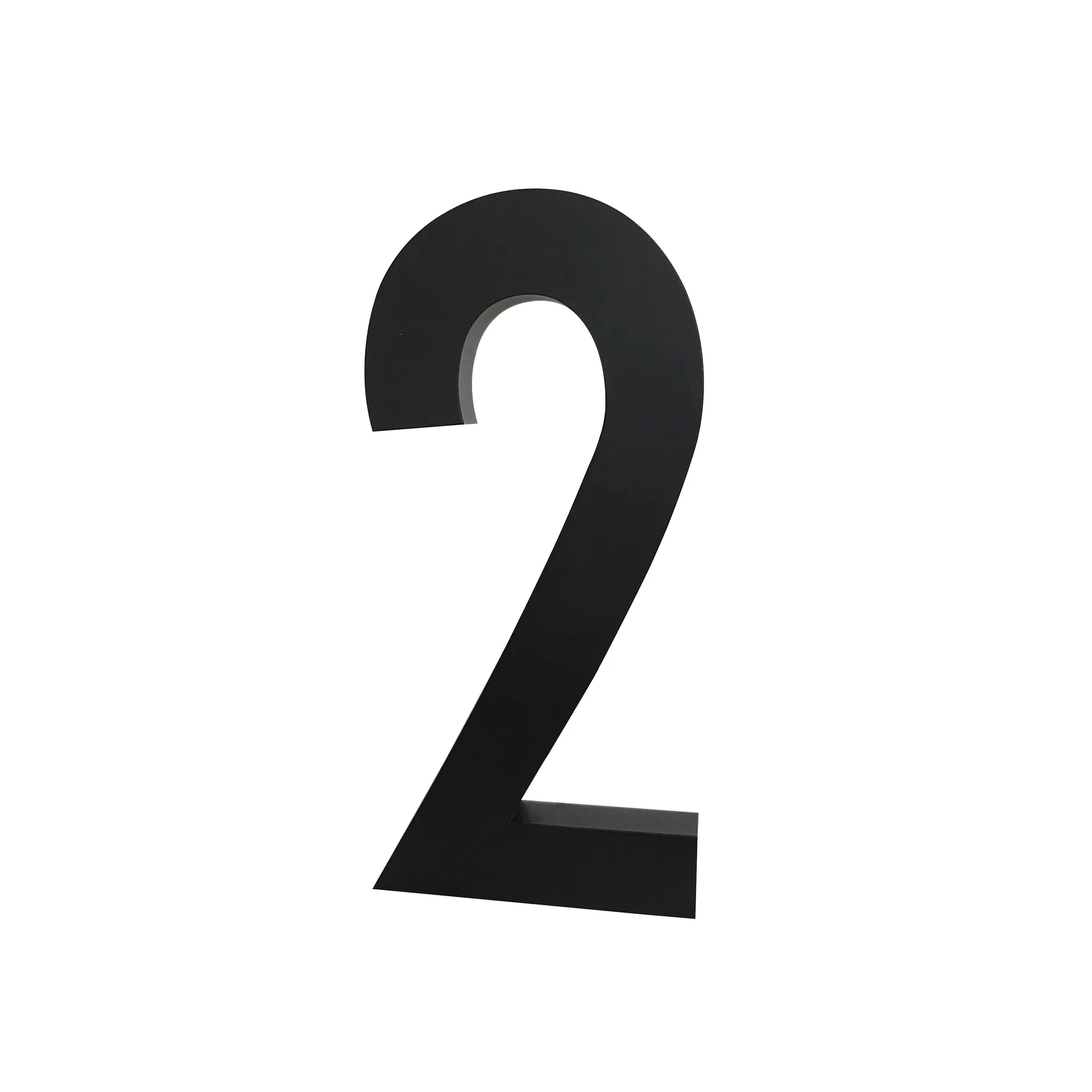 Numeri in alluminio Design Letters 50 mm, 2 Design Letters