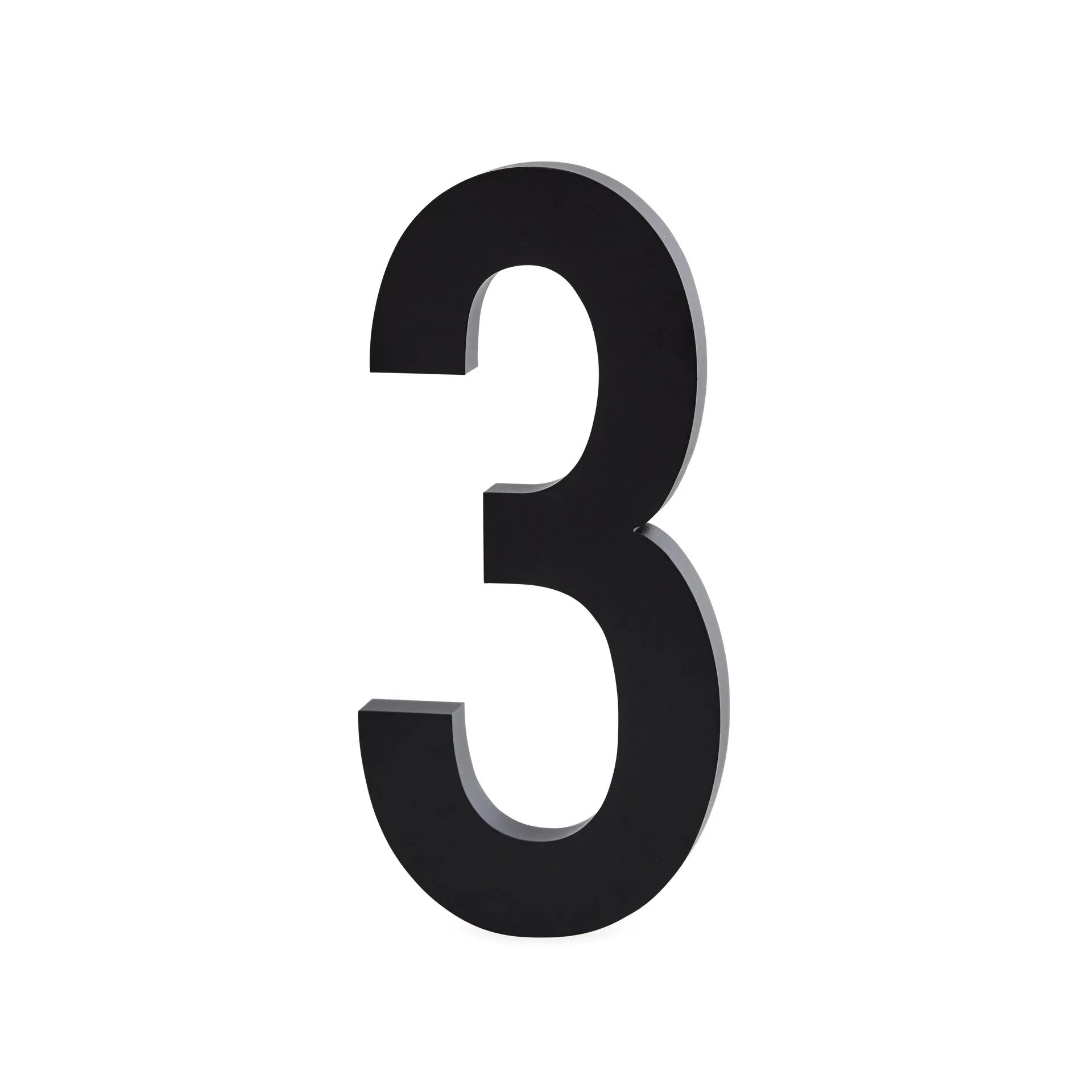 Numeri in alluminio Design Letters 50 mm, 3 Design Letters