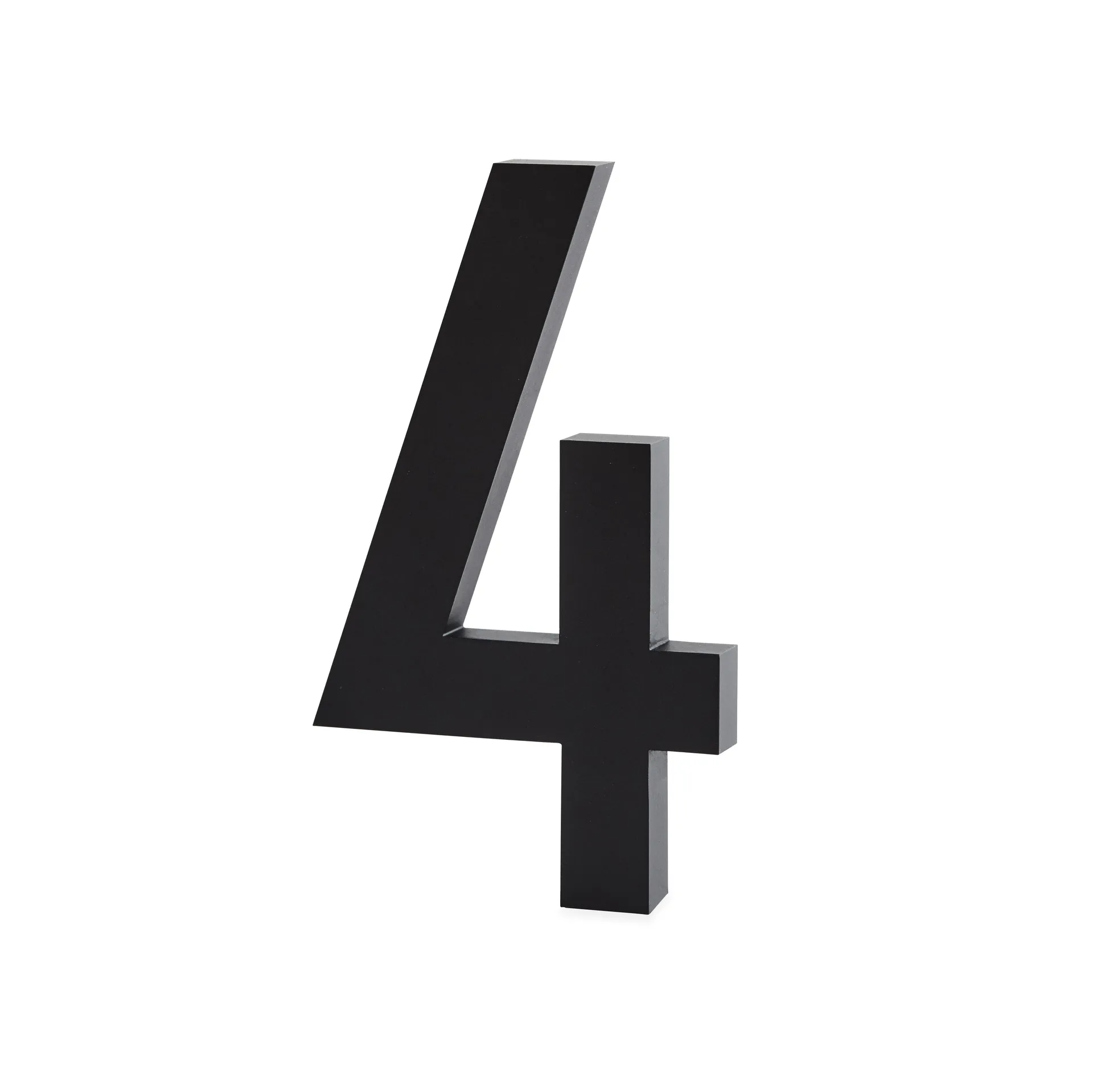 Numeri in alluminio Design Letters 50 mm, 4 Design Letters