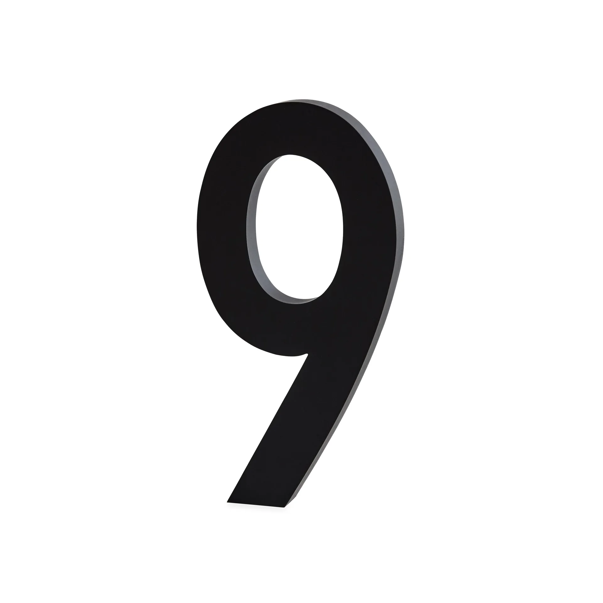 Numeri in alluminio Design Letters 50 mm, 9 Design Letters