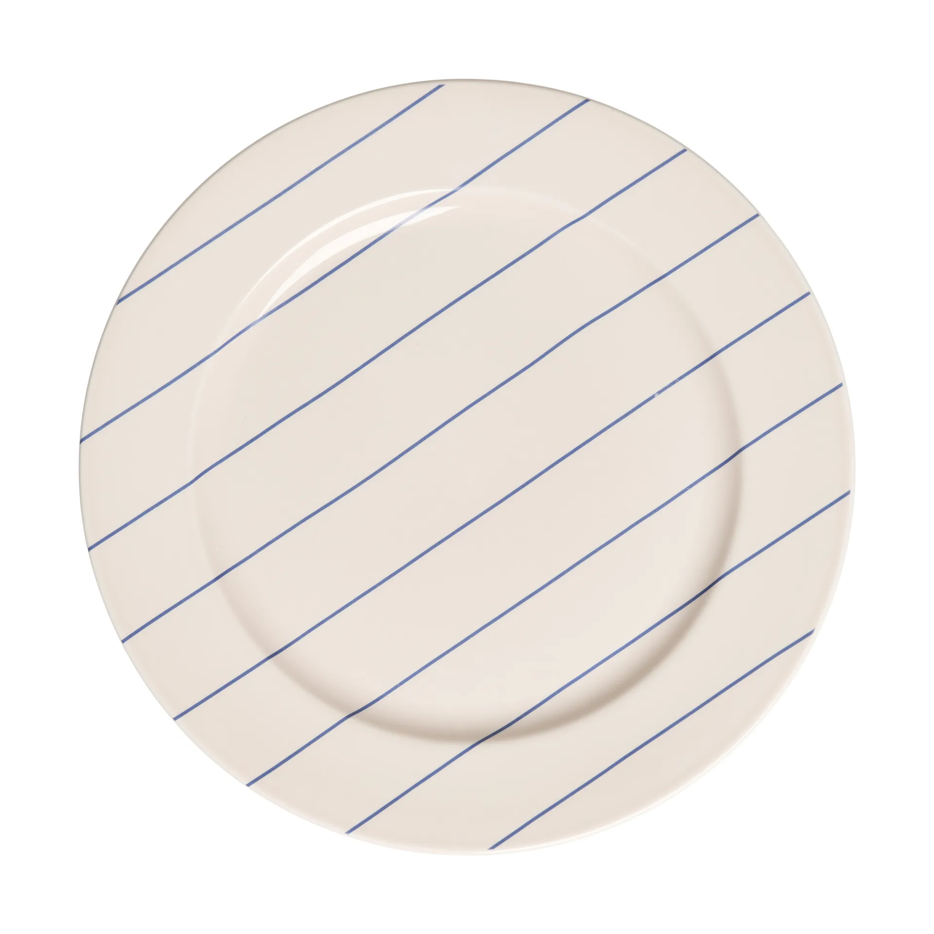 Piatto Design Letters Pyjamas Ø23 cm, Midnight blue-pastel beige Design Letters