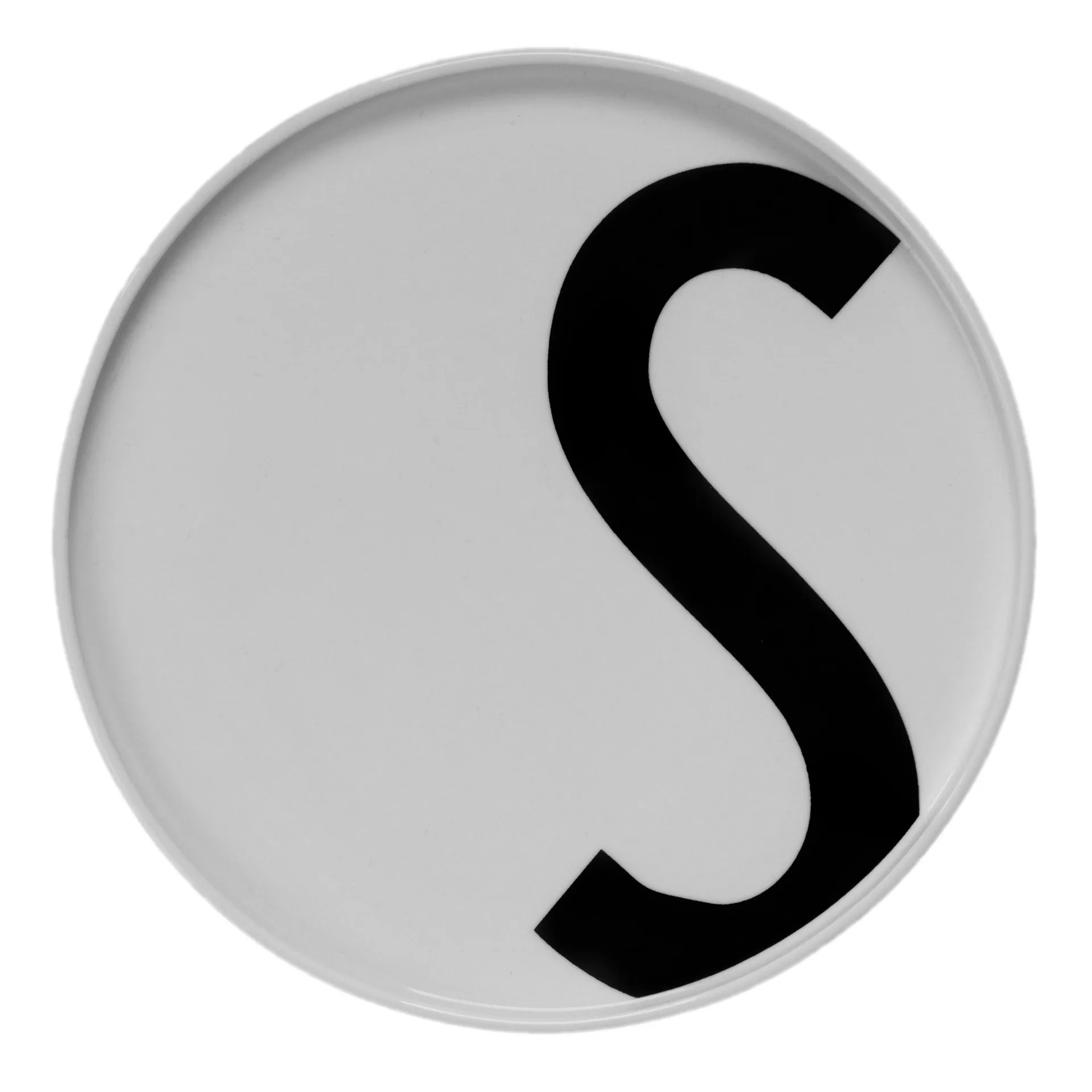 Piatto Design Letters, S Design Letters