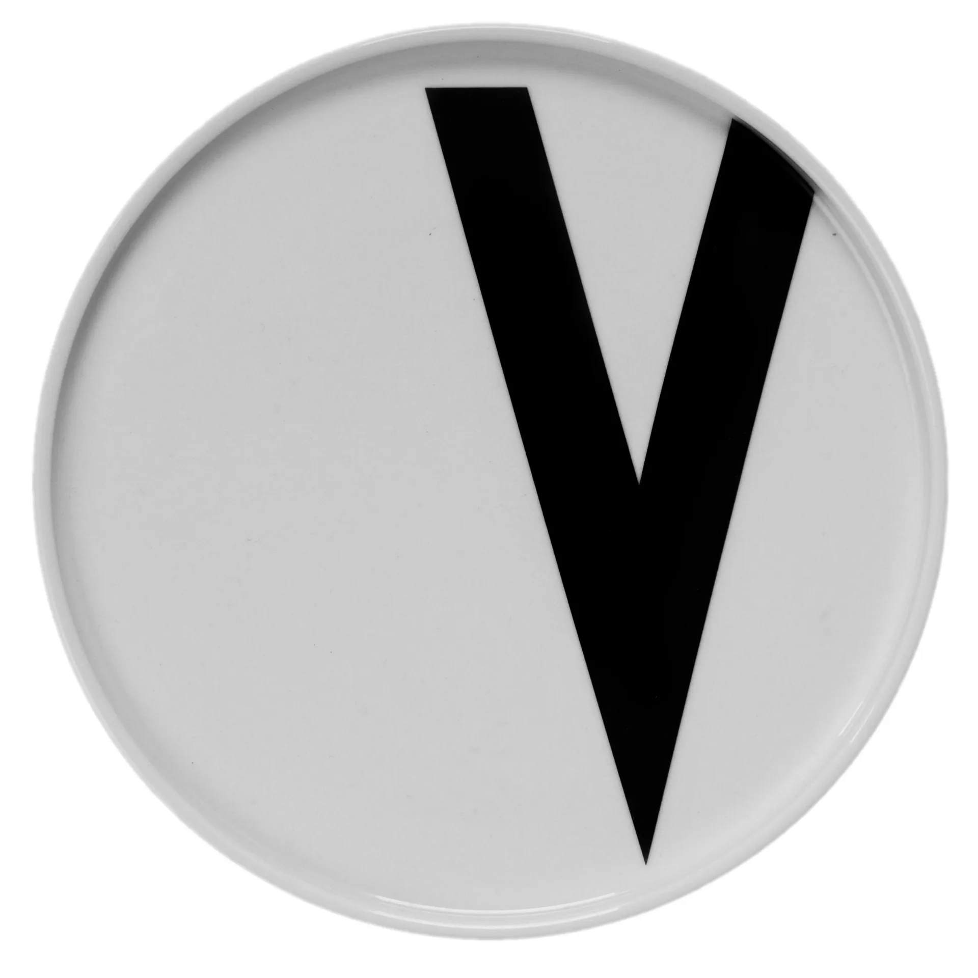 Piatto Design Letters, V Design Letters