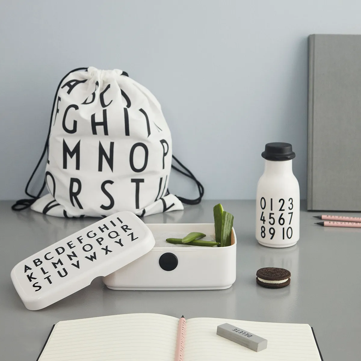 Set da scuola Design Letters, 3 pezzi Design Letters