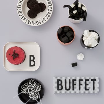 Set di stoviglie per bambini Design Letters - E - Design Letters