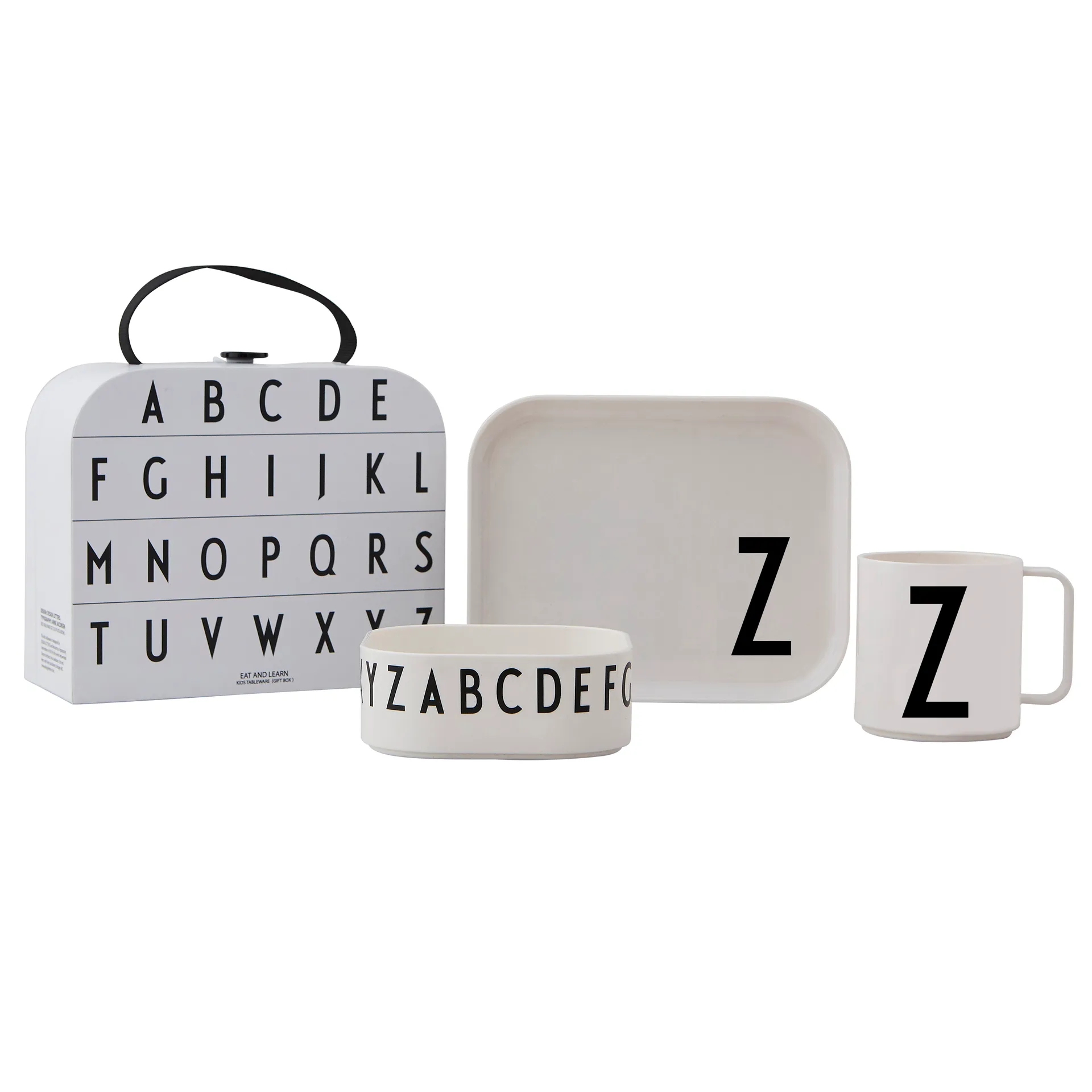 Set di stoviglie per bambini Design Letters, Z Design Letters