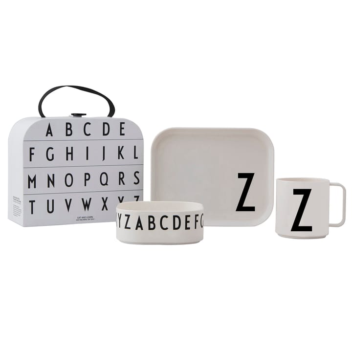Set di stoviglie per bambini Design Letters - Z - Design Letters