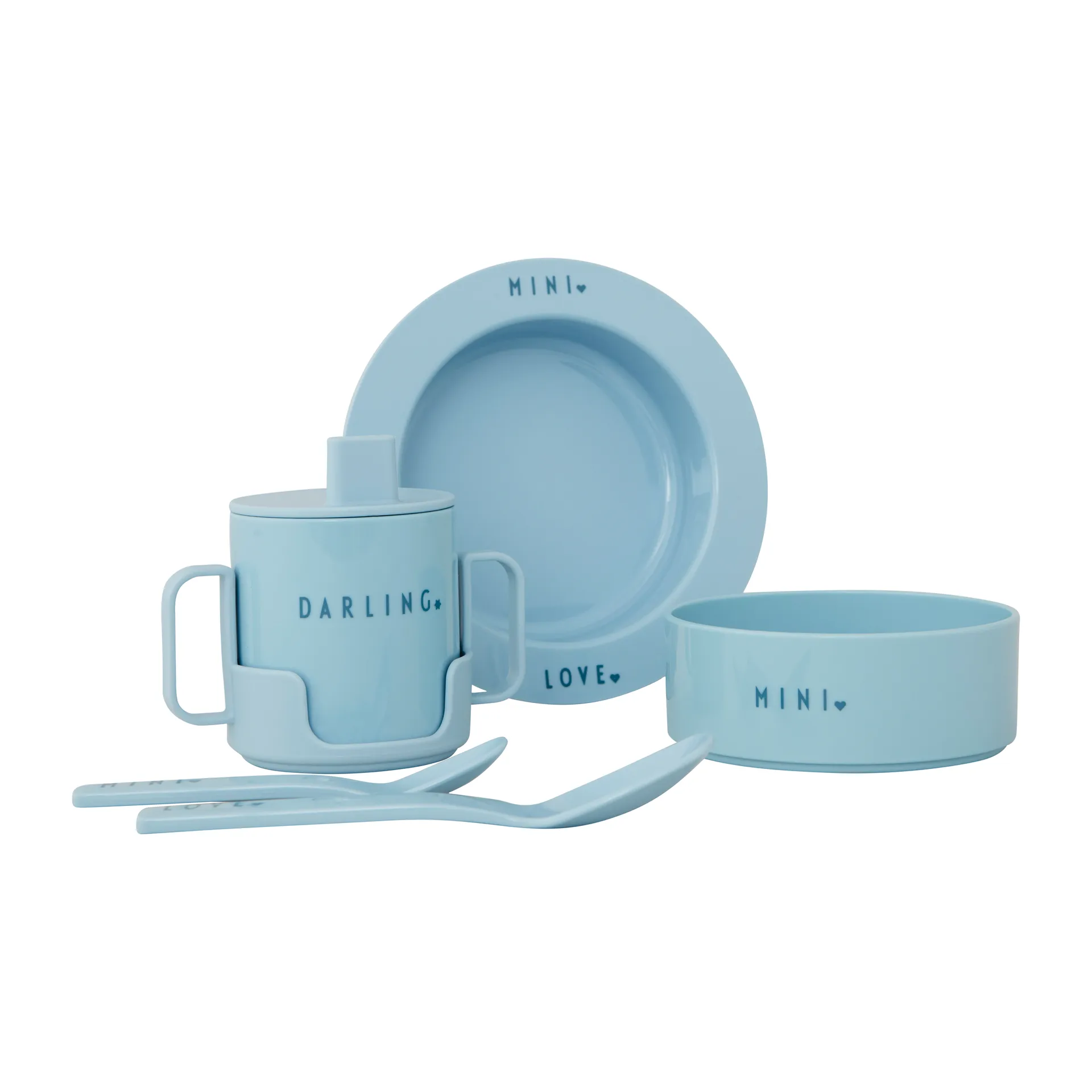 Set Favourite mini Design Letters, Azzurro Design Letters