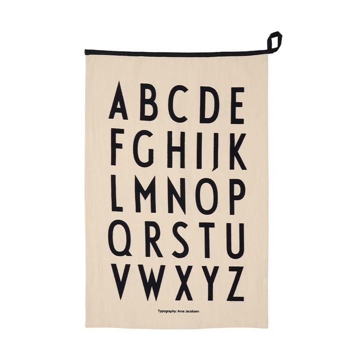 Strofinaccio da cucina Design Letters Premium classico 50x70cm - ABC-nero - Design Letters