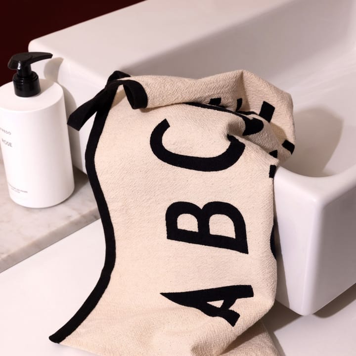 Strofinaccio da cucina Design Letters Premium classico 50x70cm, ABC-nero Design Letters