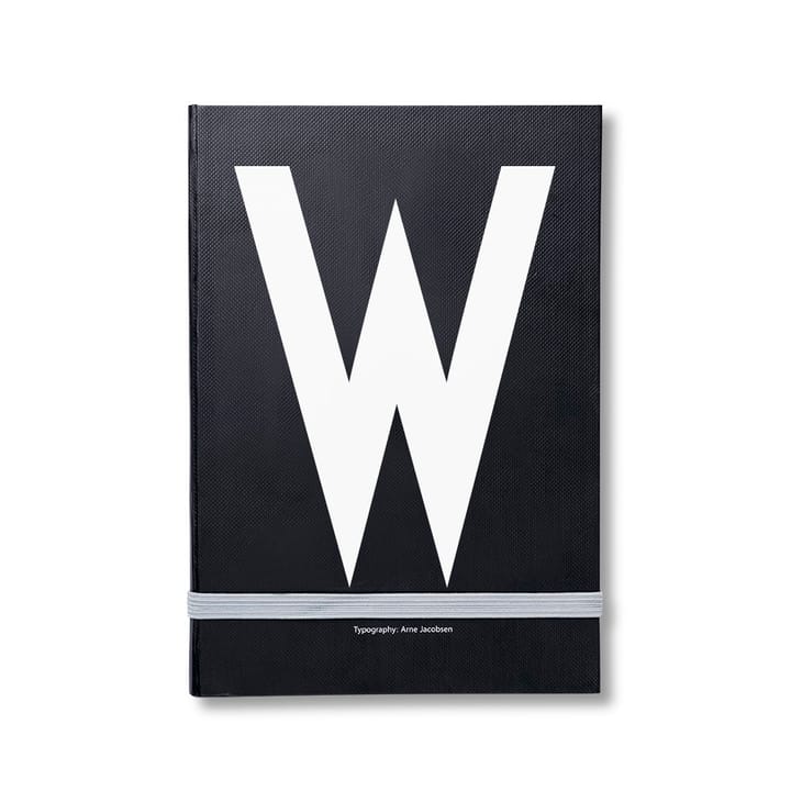 Taccuino personale Design Letters - W - Design Letters