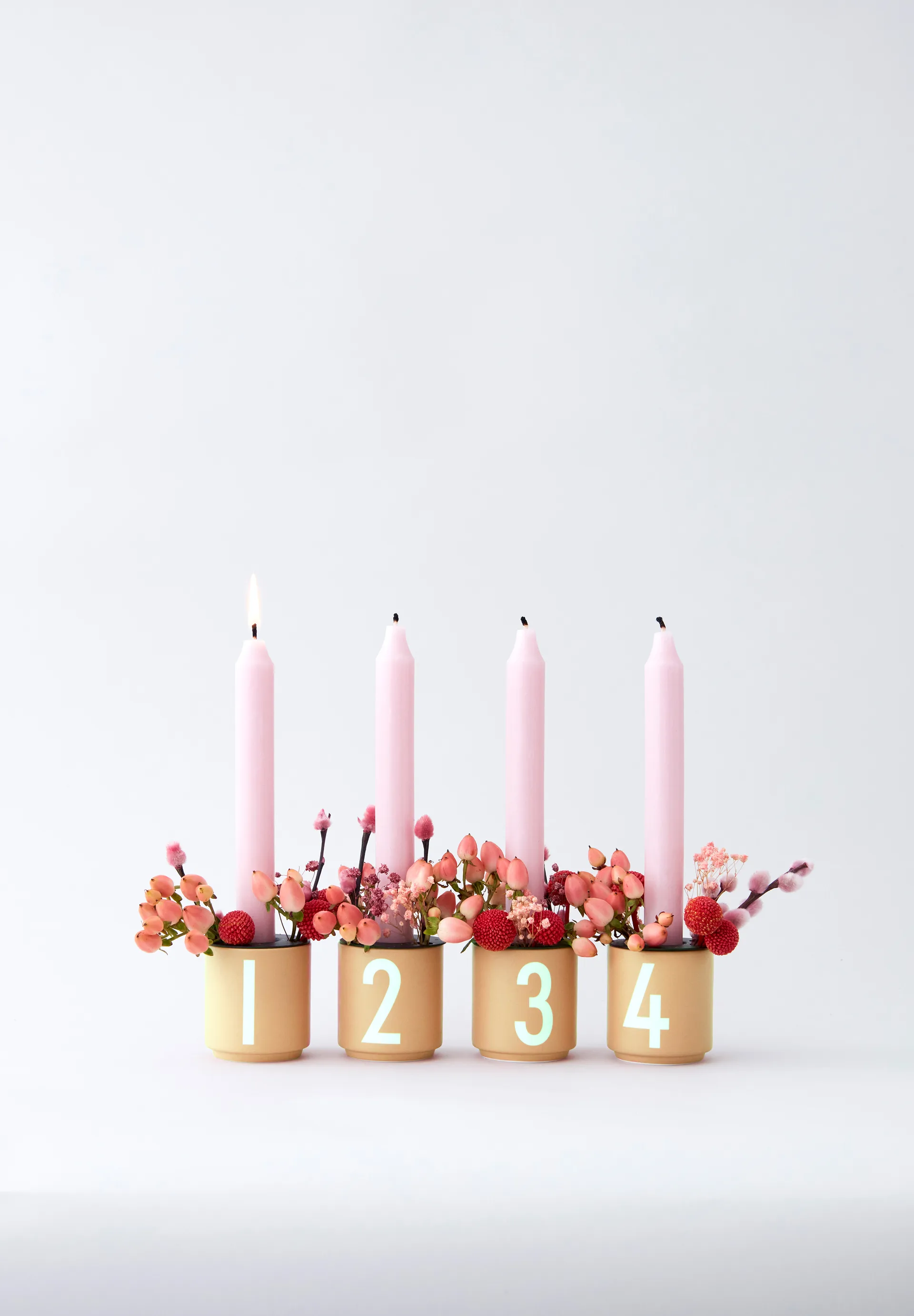 Tazza da espresso Design Letters confezione da 4, Beige Design Letters