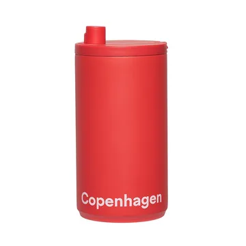 Tazza da viaggio Design Letters 35 cl - Copenhagen-Corallo - Design Letters
