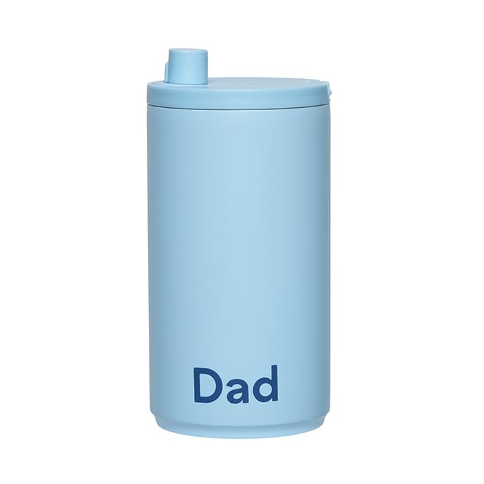 Tazza da viaggio Design Letters 35 cl - Dad-Azzurro  - Design Letters