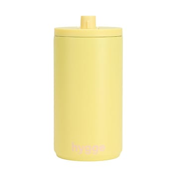 Tazza da viaggio Design Letters 35 cl - Giallo - Design Letters