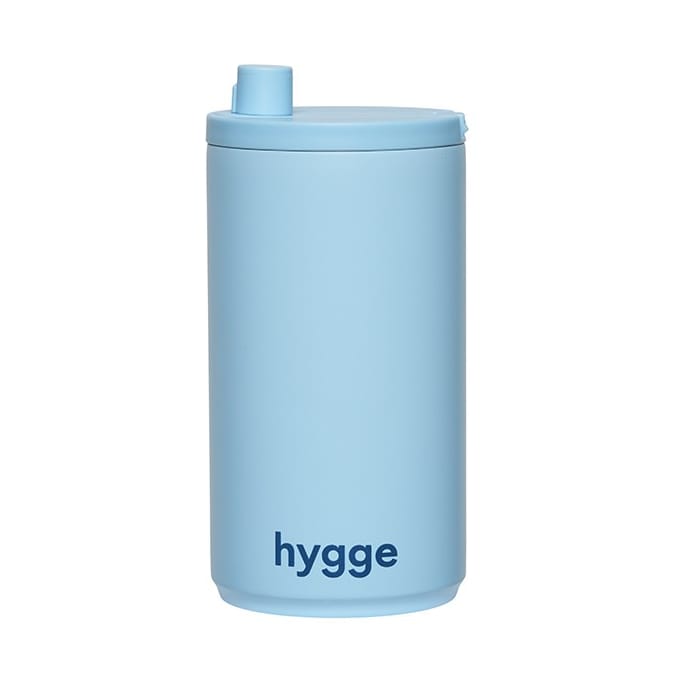 Tazza da viaggio Design Letters 35 cl - Hygge-Azzurro - Design Letters