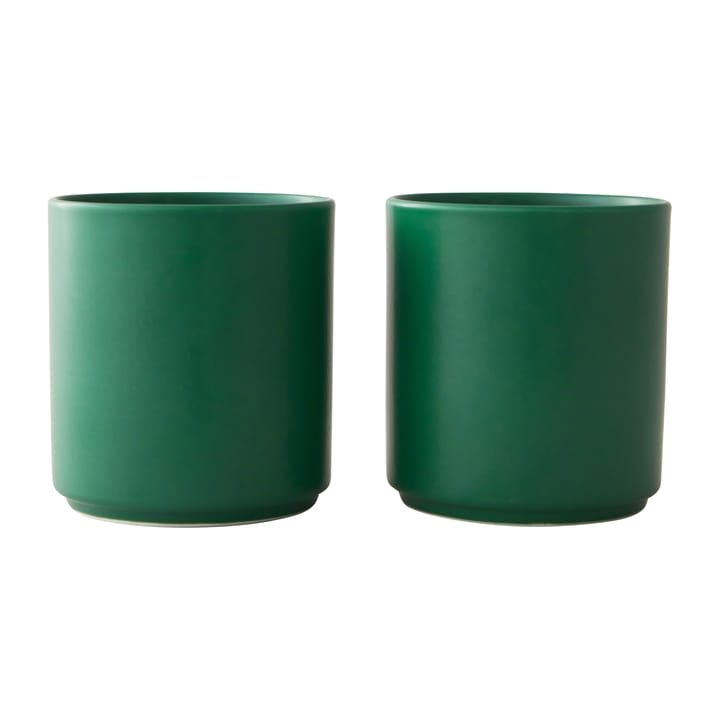 Tazza Design Letters, 25 cl, confezione da 2 - Grass green - Design Letters