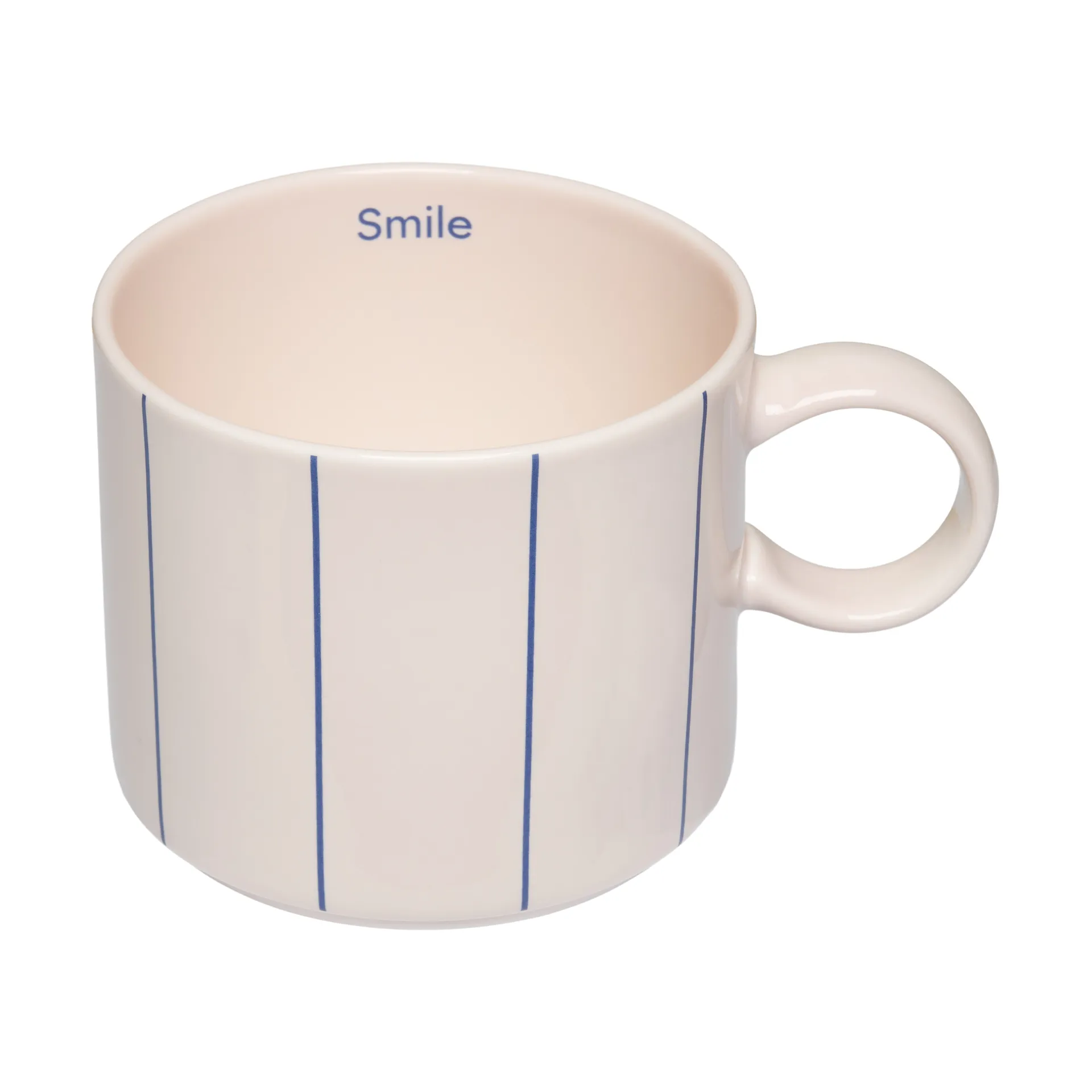 Tazza Design Letters Pyjamas Jumbo 40 cl, Midnight blue-pastel beige Design Letters