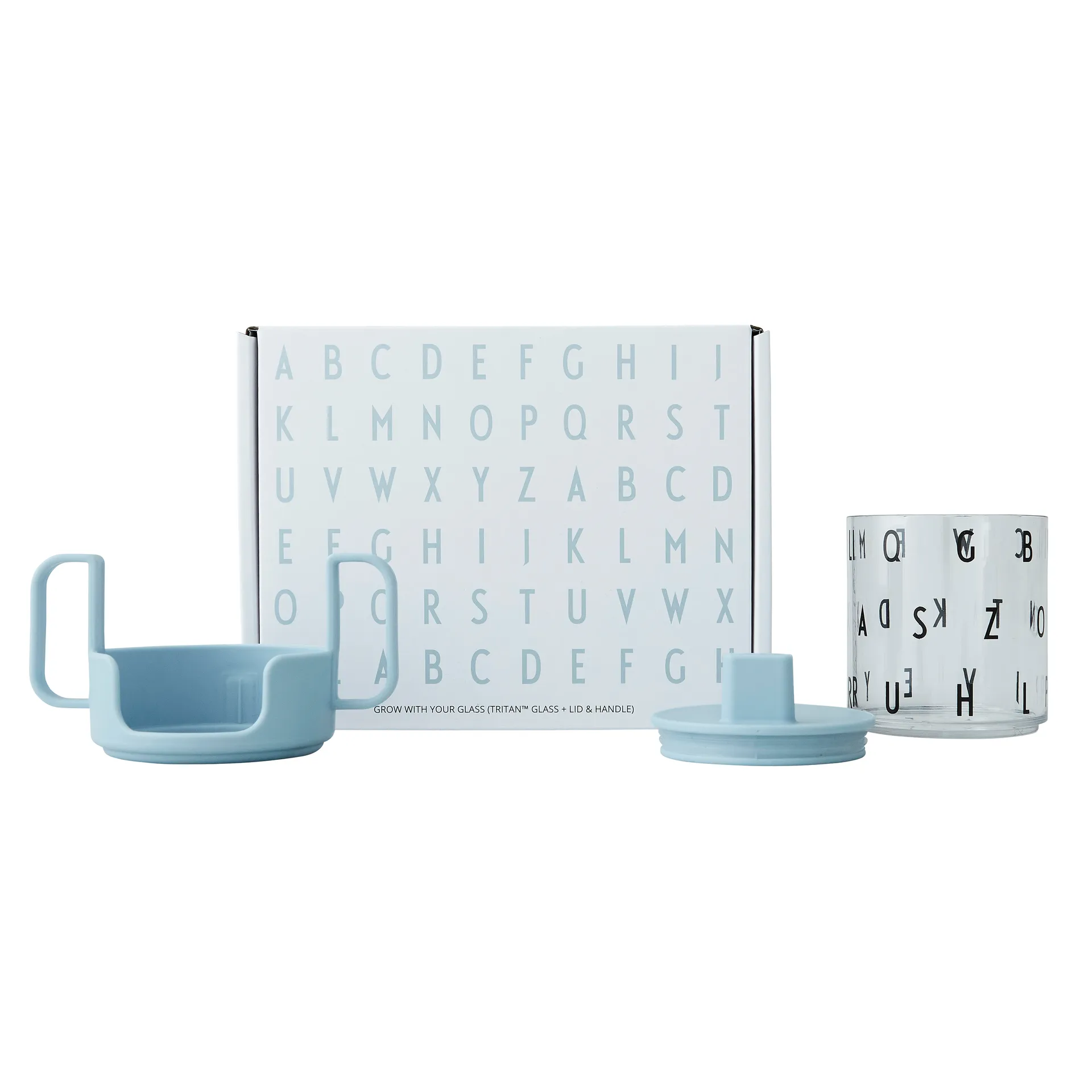 Tazza Grow with your cup, azzurro Design Letters