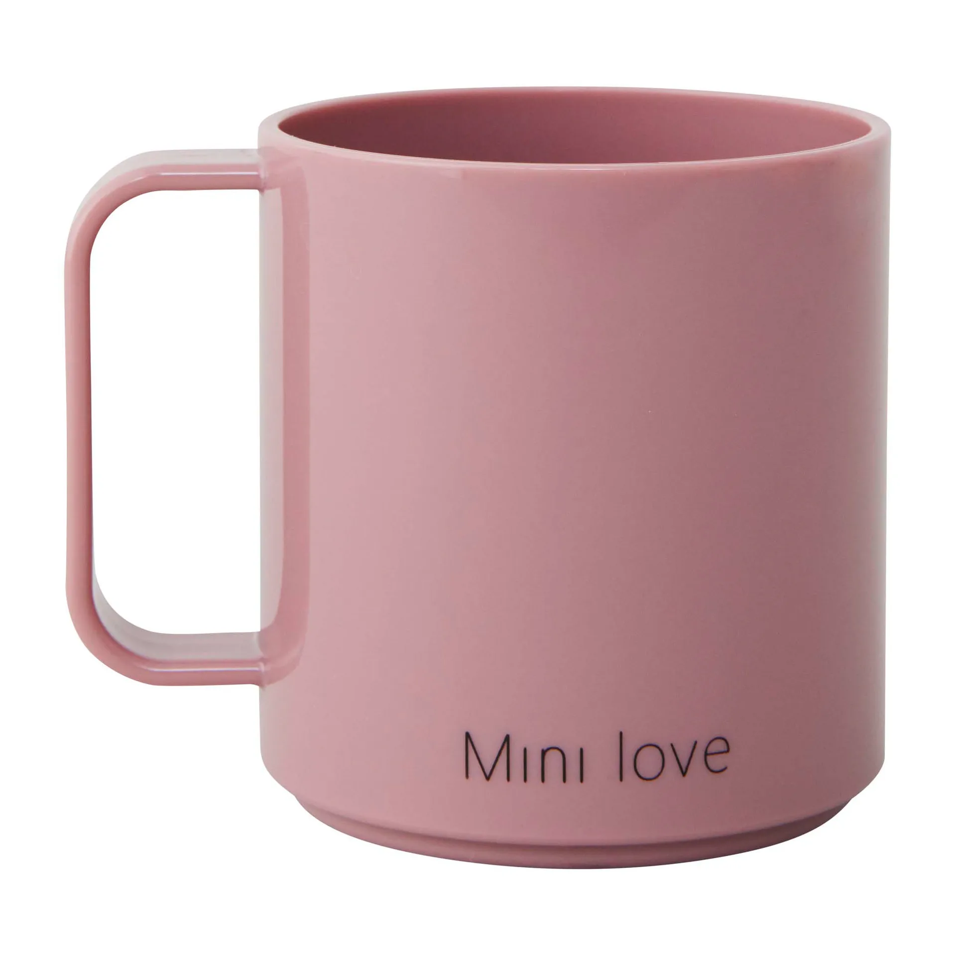 Tazza Mini Love con manico Design Letters, Ash rose Design Letters