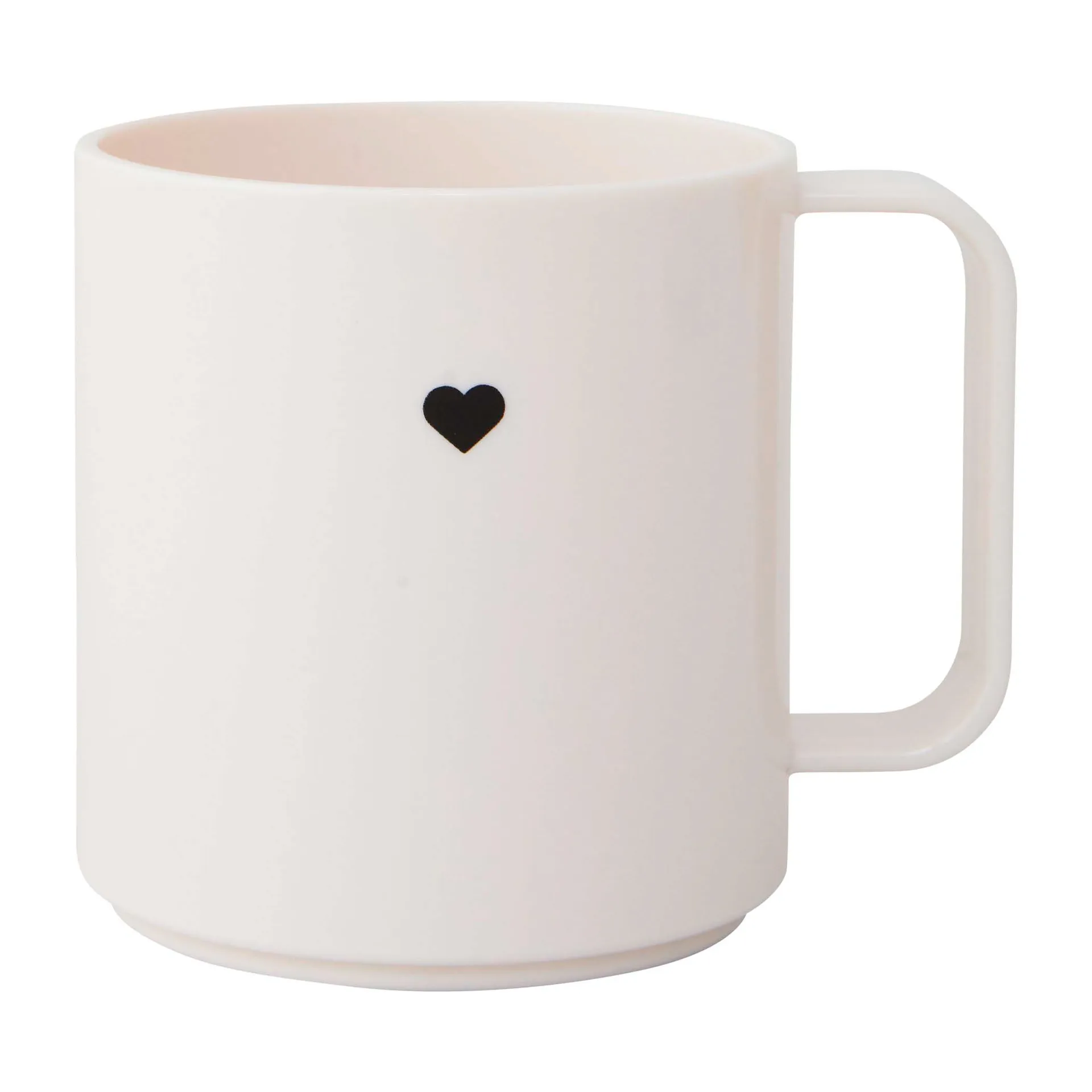 Tazza Mini Love con manico Design Letters, Bianco Design Letters