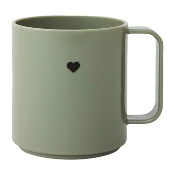 Tazza Mini Love con manico Design Letters - Verde oliva - Design Letters